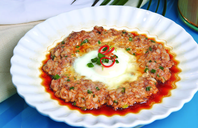 肉末蒸蛋1