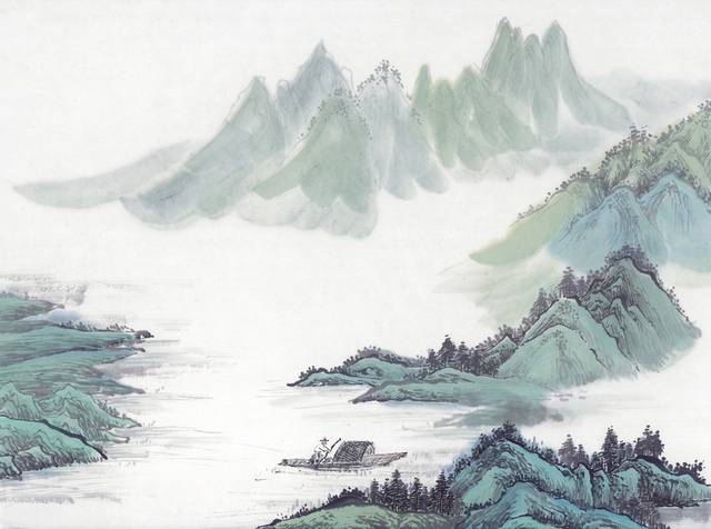 中国风山水装饰画3