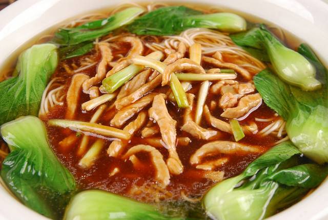 青菜肉丝面1