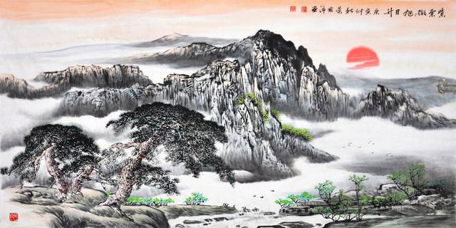 壮丽山河装饰画7