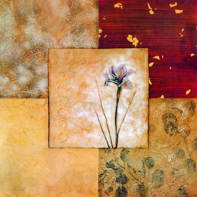 抽象花装饰画2