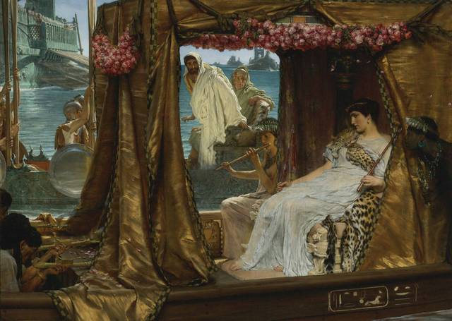 船上的贵妇人宫廷油画装饰画