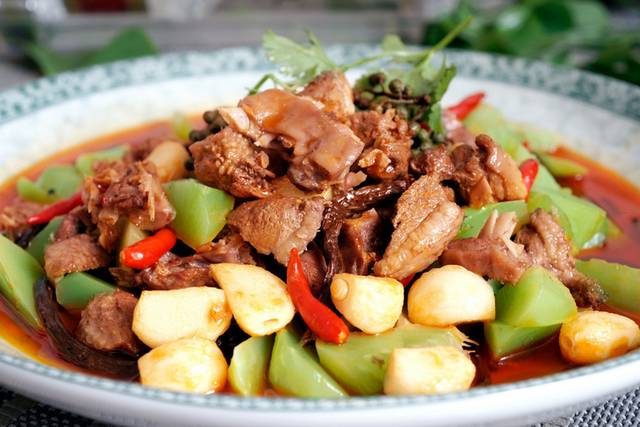 美味黄焖天鹅肉图片