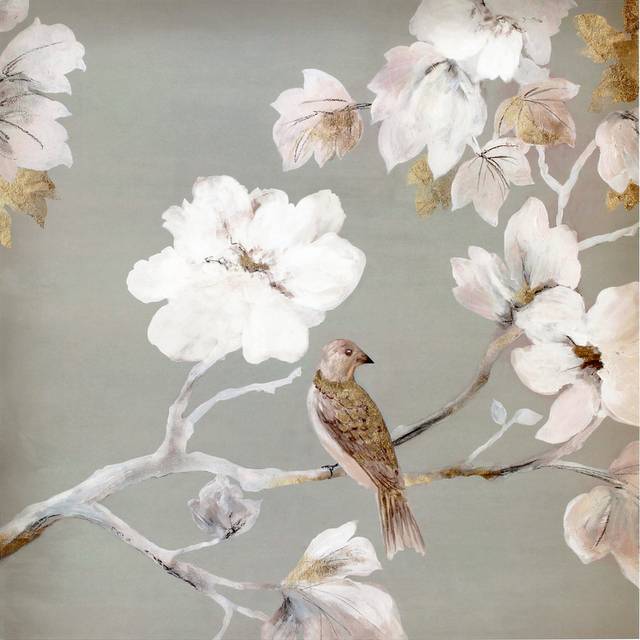 红花小鸟装饰画4
