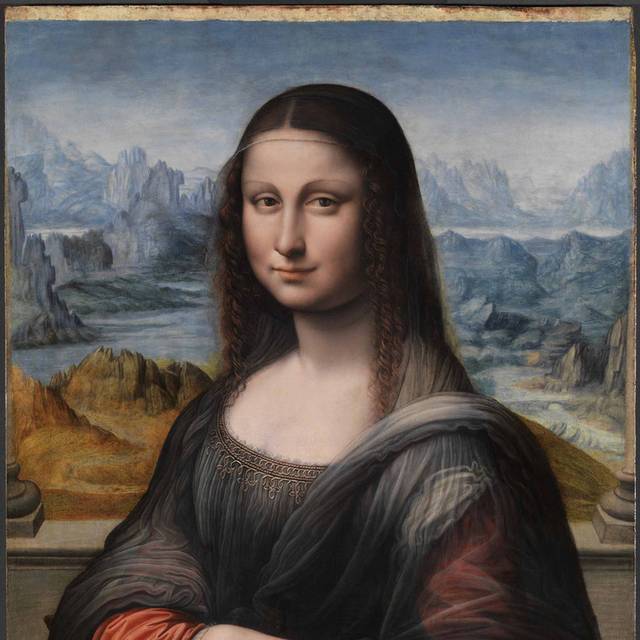 蒙娜丽莎的微笑欧洲宫廷油画