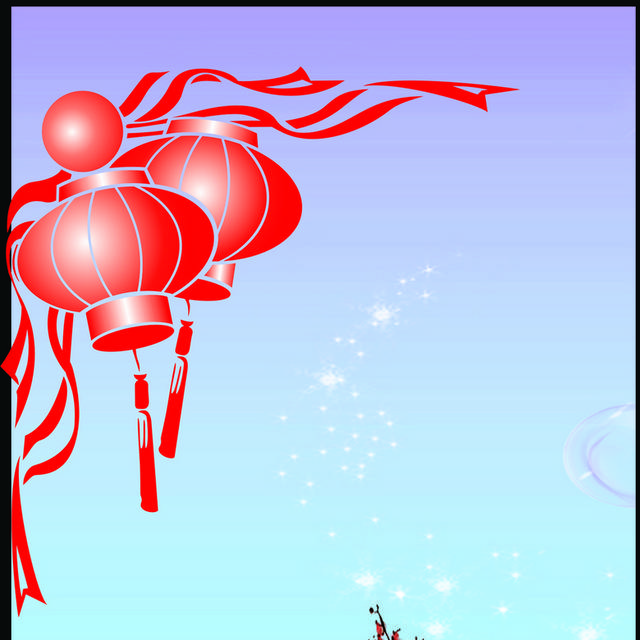 一株梅花国画