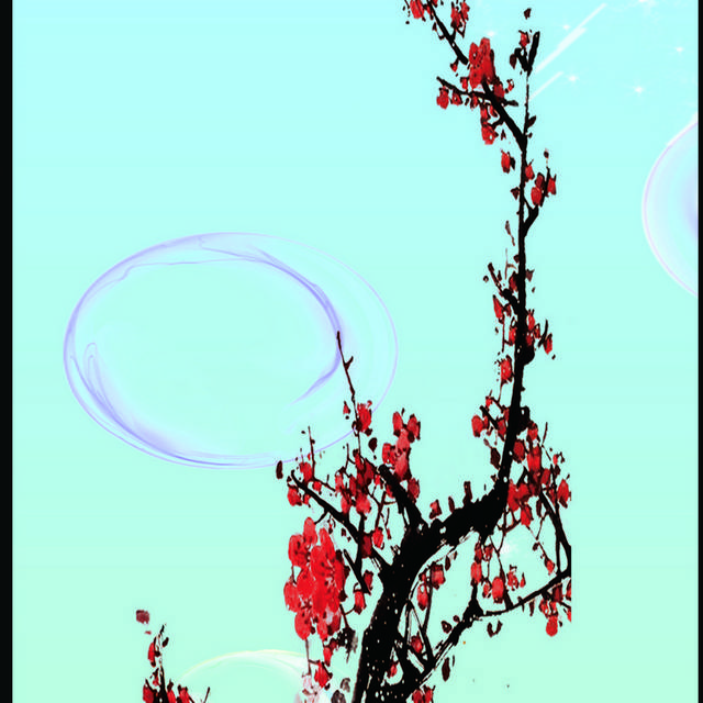 一株梅花国画
