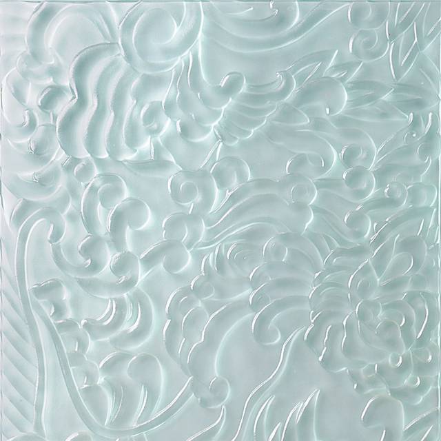 透明立体祥云玄关画