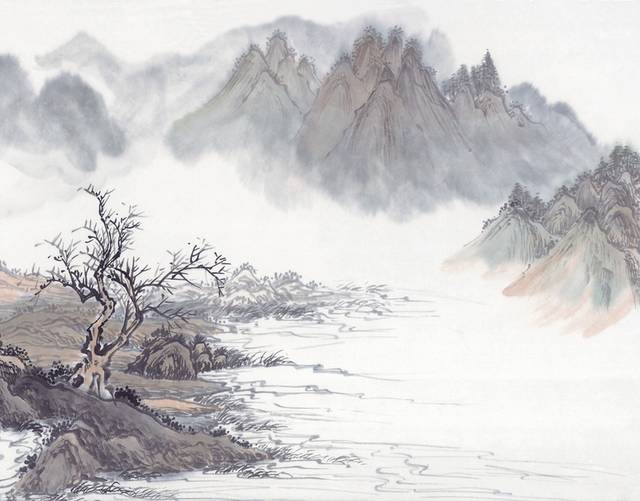 中式山水装饰画1