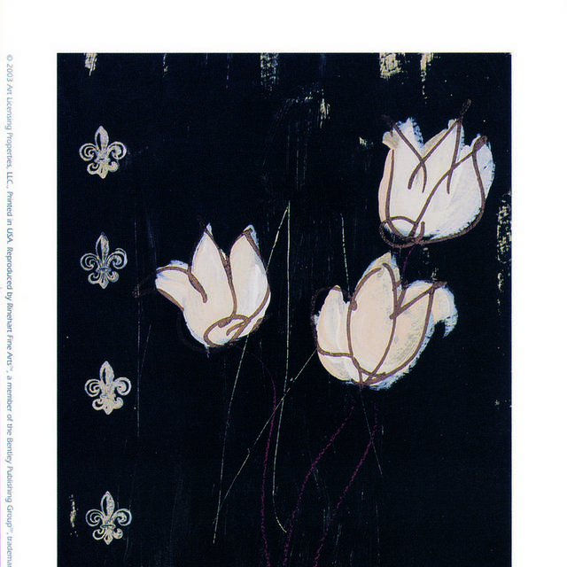 抽象简约花卉装饰画1