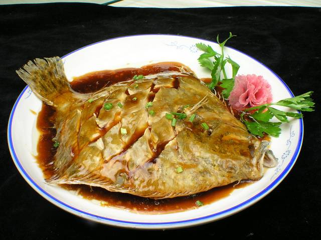 醋焖多宝鱼餐饮图片