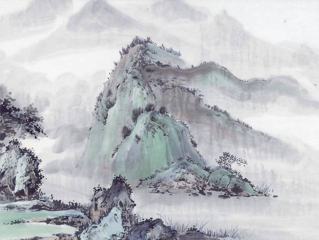 古典山水水墨装饰画1