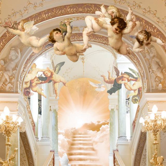 天使玄关画