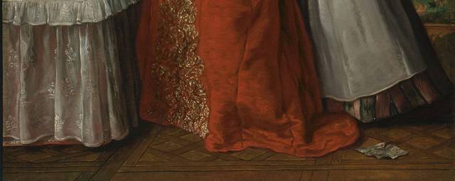 梳妆的贵族女人欧洲宫廷油画