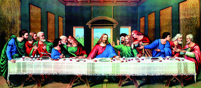 耶稣最后的晚餐装饰画