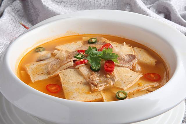 红汤千叶豆腐