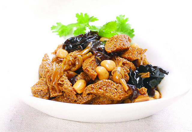 四喜烤麸高清图片3