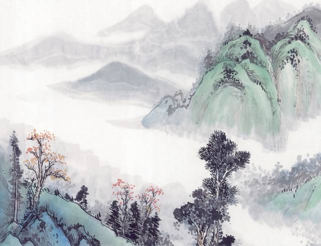 中式山水装饰画5
