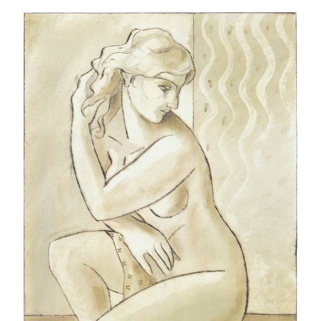裸露女人装饰画