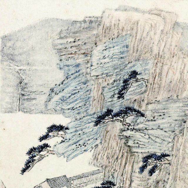 古代山水装饰画