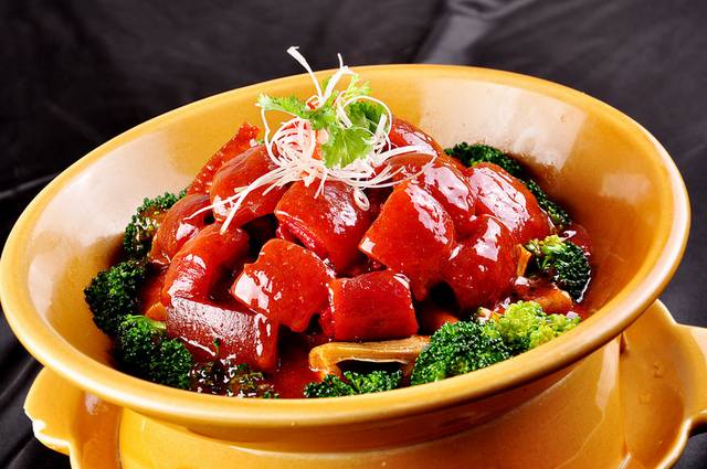美味红烧野猪肉图片