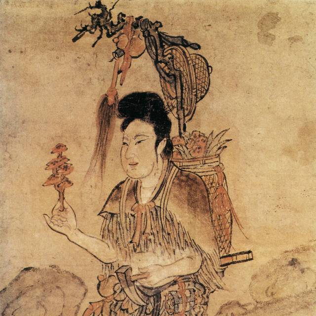 古代女人工笔画