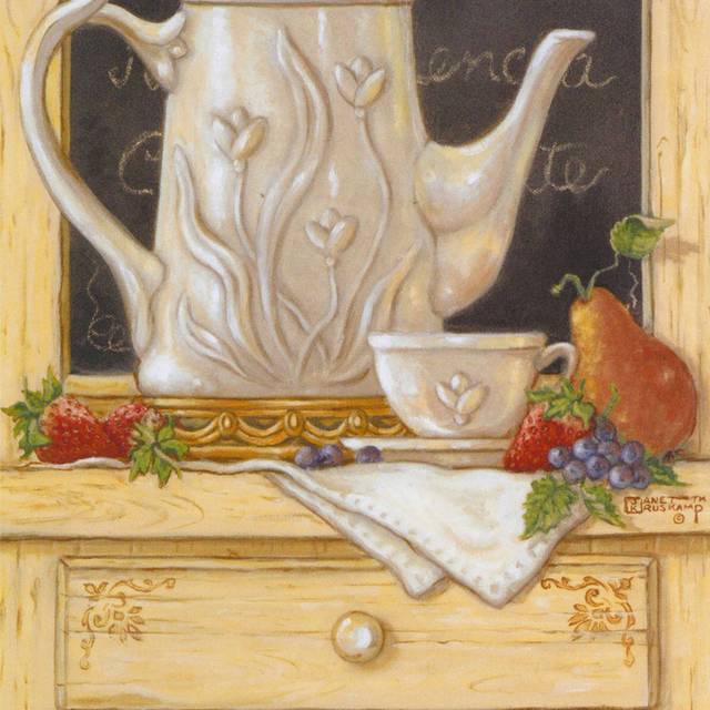 玉石咖啡壶装饰画1