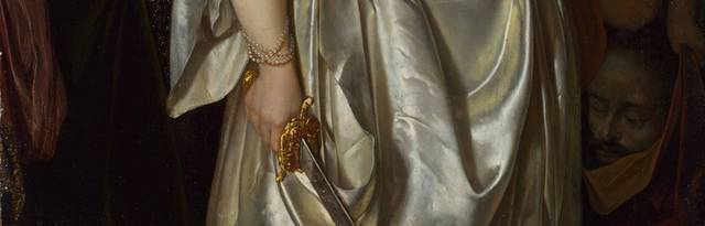 拿剑的女人欧洲宫廷油画