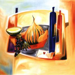 多彩抽象静物装饰画1_图品汇