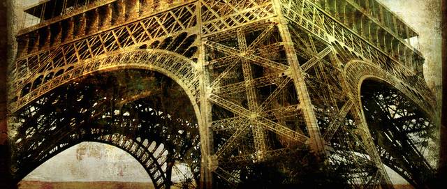 巴黎铁塔装饰画素材