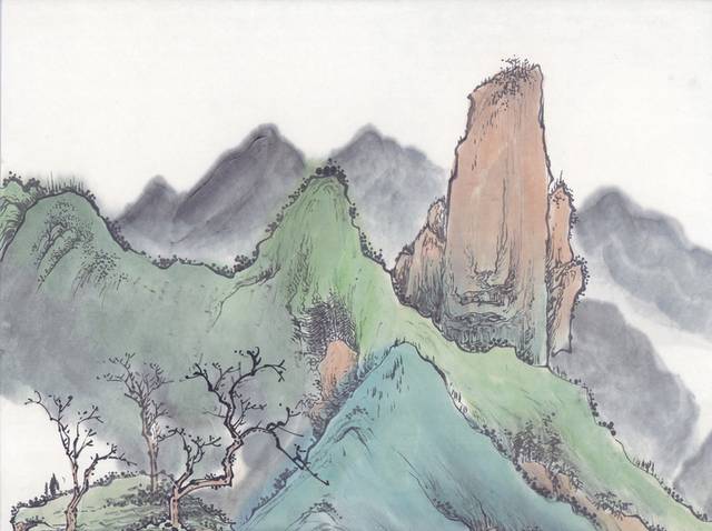 中式山水装饰画2