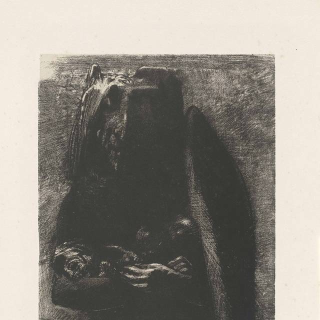 雷东手绘复古素描画2
