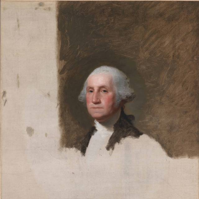 乔治华盛顿肖像油画素材