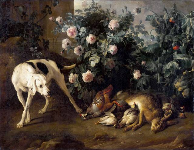 猎犬装饰油画2