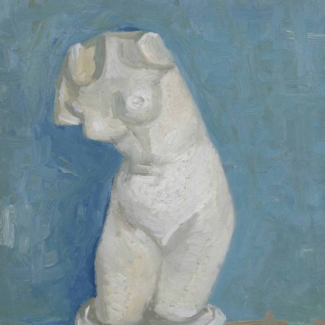 梵高雕塑静物油画1