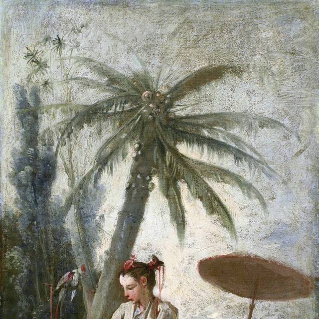 布歇装饰复古手绘油画装饰画4