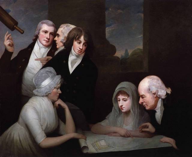 亚当沃克和他的家人油画素材