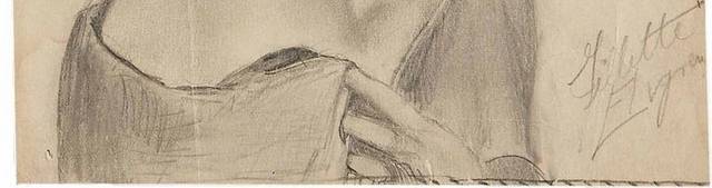 手绘美式美女装饰画2