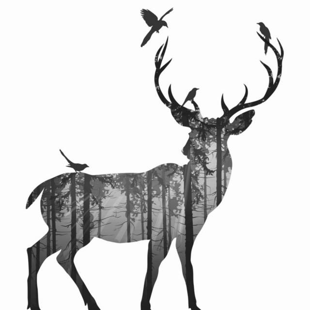 麋鹿装饰画1