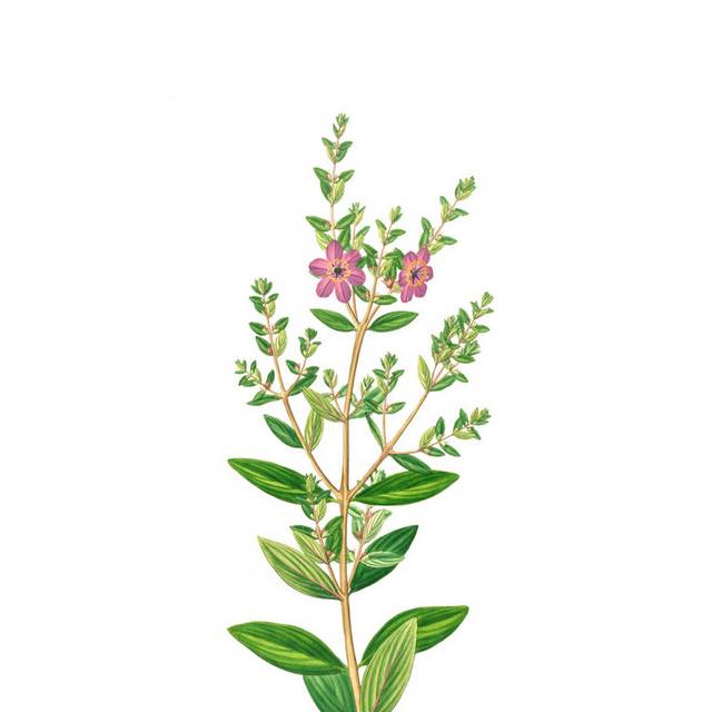 花卉复古插画5