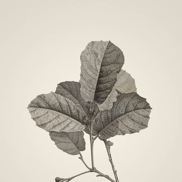 手绘素描植物插画1