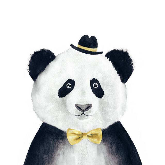 熊猫先生装饰画