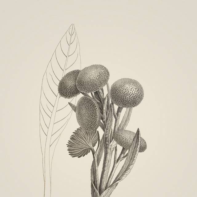 素描植物手绘插画2