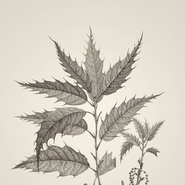 素描植物复古插画3