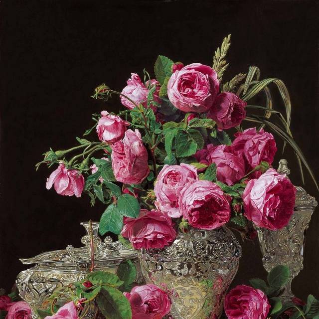精美酒店静物花卉装饰画9