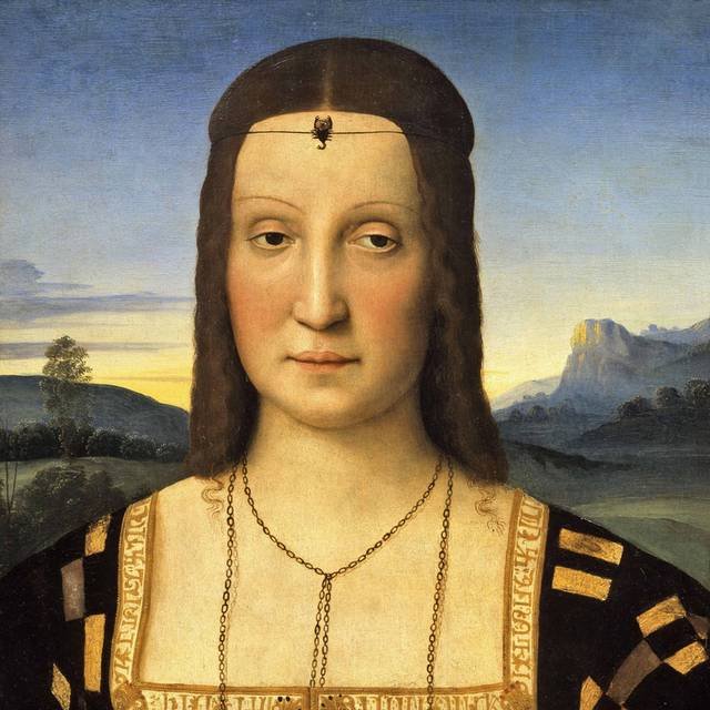 严肃的女人油画素材