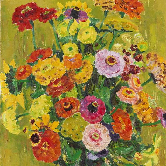美丽花卉抽象无框画