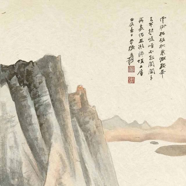 山间松柏装饰画2