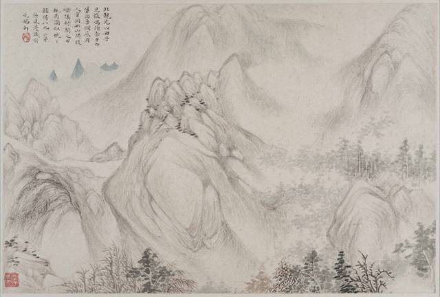 简约山装饰画