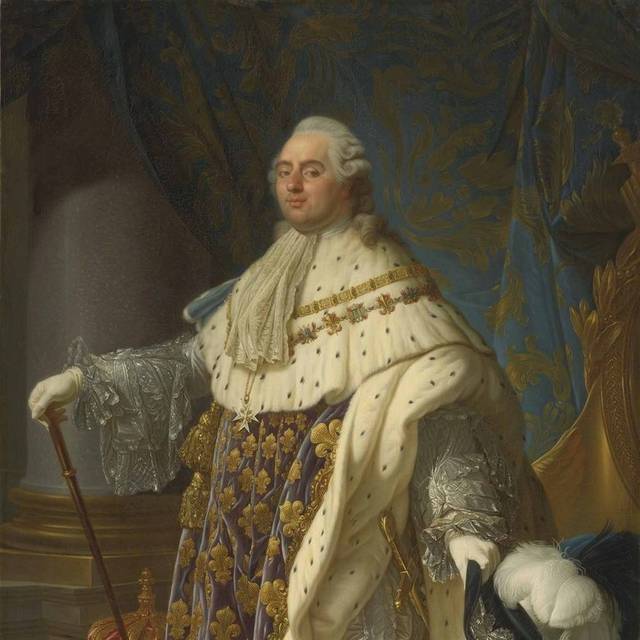 路易十六的画像油画素材